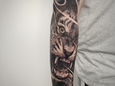 Black and Grey Tattoo