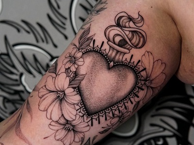 Black and Grey Tattoo